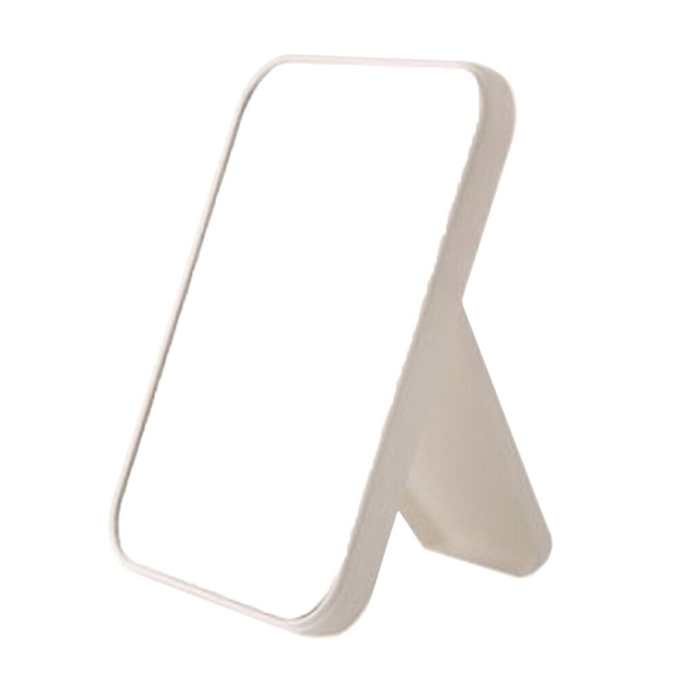 1 Pack Folding Makeup Mirror Rectangular Single Mirror with Stand for Girls Ladies Home Practical Portable 20*14 Cm
