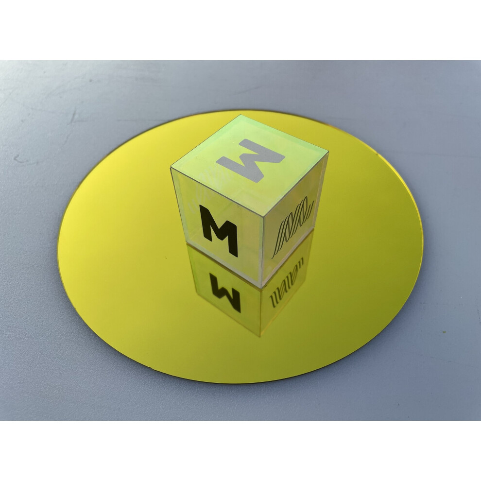 1.6mm Titanium Acrylic Round Mirror Safe Tray For Home Decor,Wedding Table Candle Centerpiece,Photographic Background