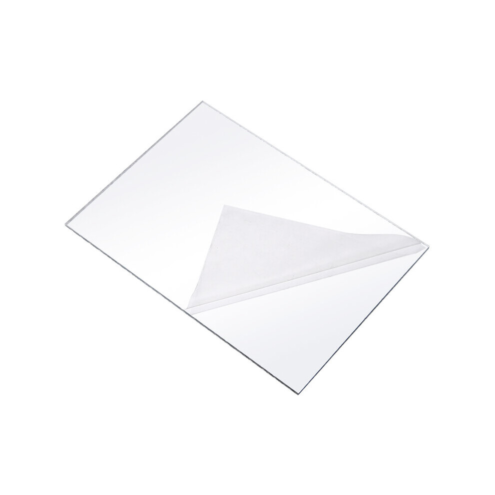 1pc Clear Acrylic Mirror Board Acrylic Plxiglass Mirror 3mm Thickness Wall Mirror Sheet Home DIY Decoration