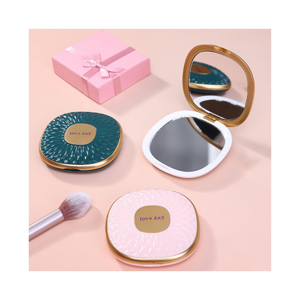 2022Compact Makeup Mirror Cosmetic Magnifying Round Pocket Makeup Mirror for Purse Travel Bag Home Office Mirror Vintage Mirror - Image 2