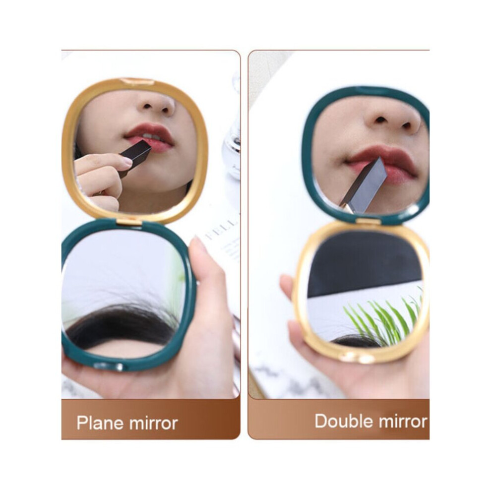 2022Compact Makeup Mirror Cosmetic Magnifying Round Pocket Makeup Mirror for Purse Travel Bag Home Office Mirror Vintage Mirror - Image 6