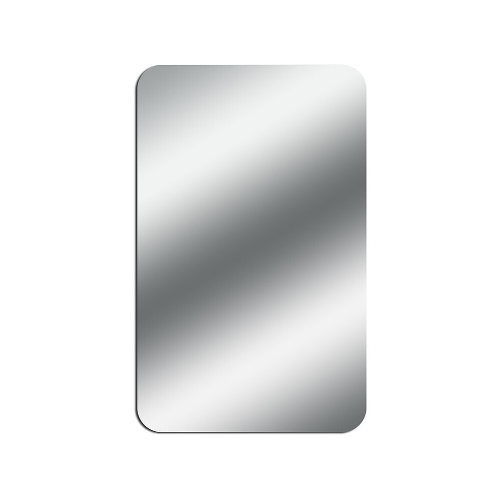 27*17cm Small Acrylic Mirror Stickers 3D Distorting Mirror Reflective Self Adhesive Stickers Decal For Home Wall Decor