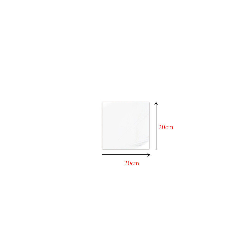 2Pcs Mirror Wall Sticker Home Decor diamond square Decorations Removable DIY Living-Room Decal Art Ornaments For Home