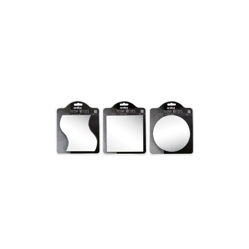 3 Pack Self Adhesive Mirror Set [SMALL 15cm - ROUND]