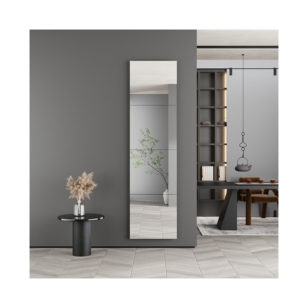 (4pcs, 30*30cm) Acrylic Adhesive Wall Mirror Tiles