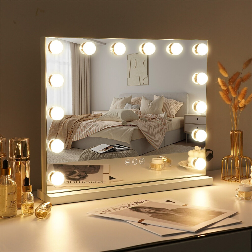 50x40cm Hollywood Vanity Mirror with LED Lights