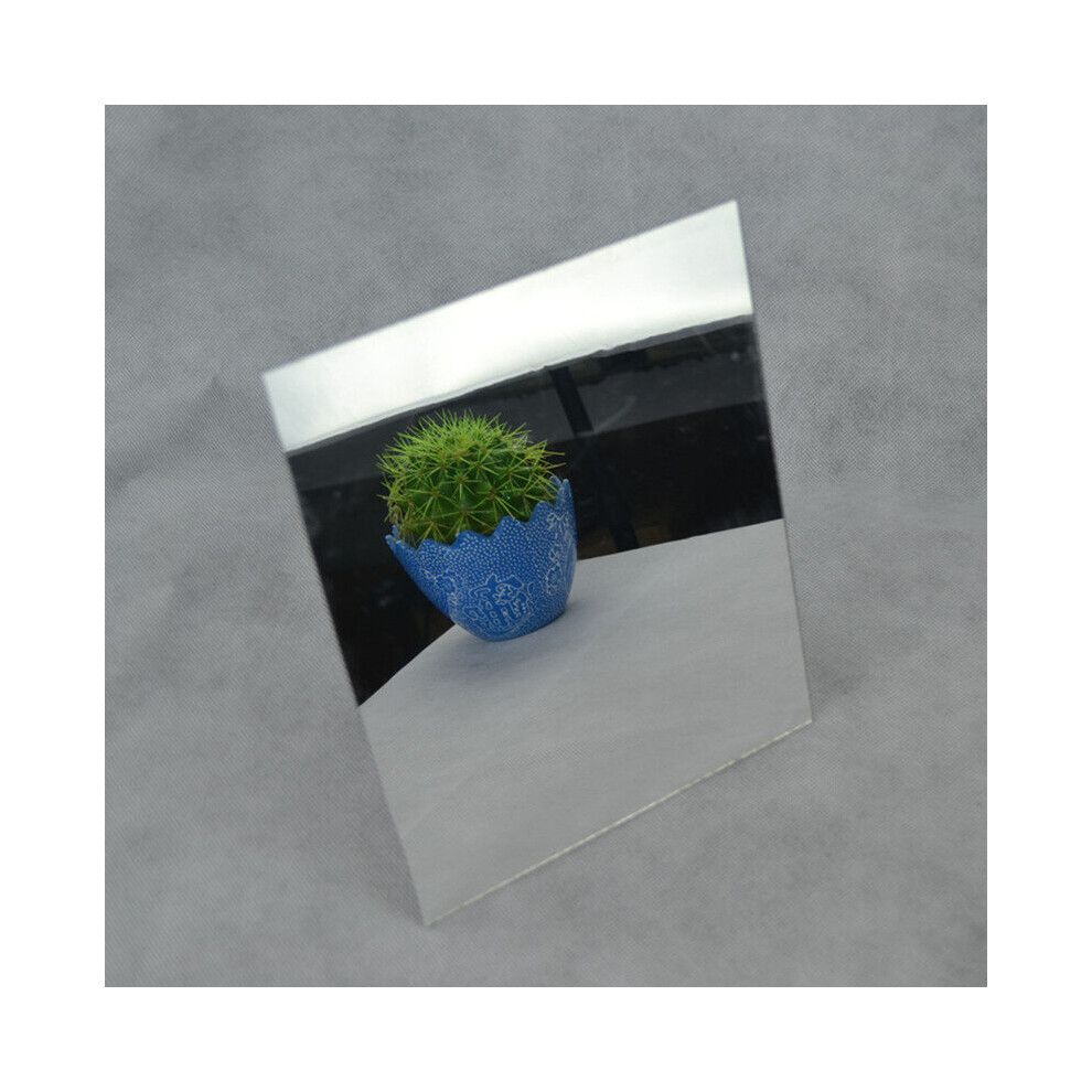 5pcs/lot Acrylic Two Way Mirror 300x400x1mm Can Be Seen Through Rectangle Double Side Mirrors Both sides are reflective surfaces
