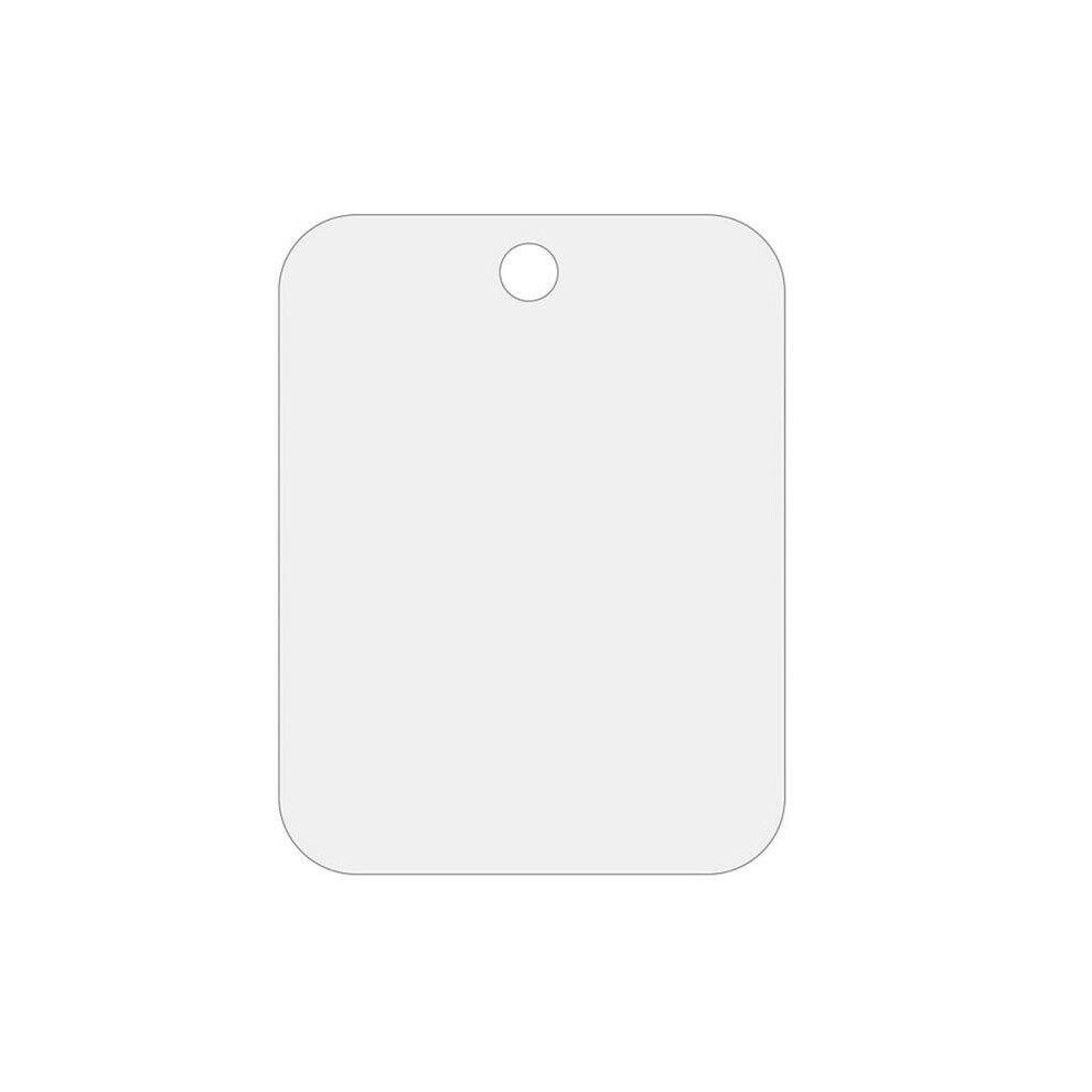 Acrylic Anti Fog Shower Mirror Powerful Sucker Anti-Fog Portable Travel Makeup Mirror Handheld Bathroom Wall Mirror Room Decor