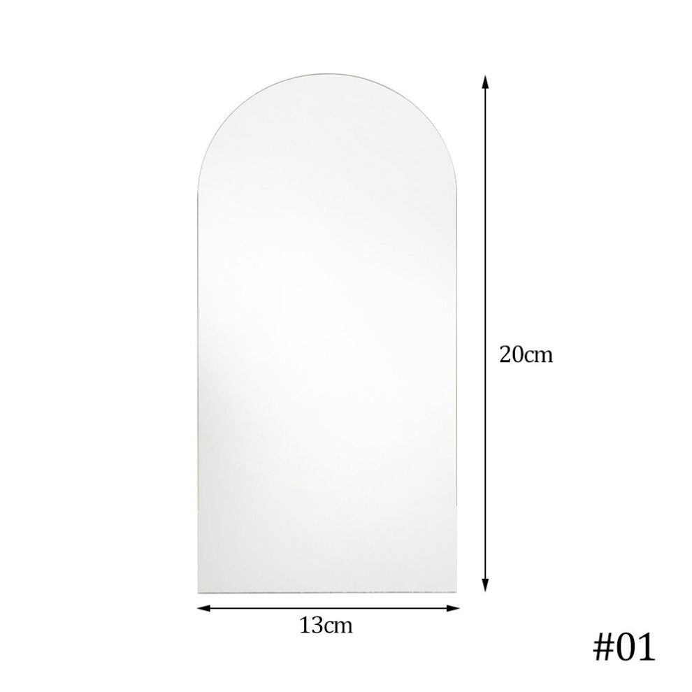 Acrylic Decorative Mirrors Irregular Edge Desktop Makeup Mirror Bedroom Decorative Accessories Background Ornaments Posing Props
