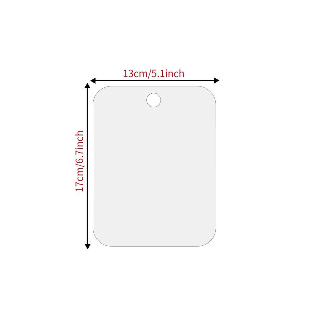 Acrylic Shaving Small Mirror Can Be Hung and Can Be Attached To The Wall with Self-adhesive Decorative Mirror Bathroom Supplies