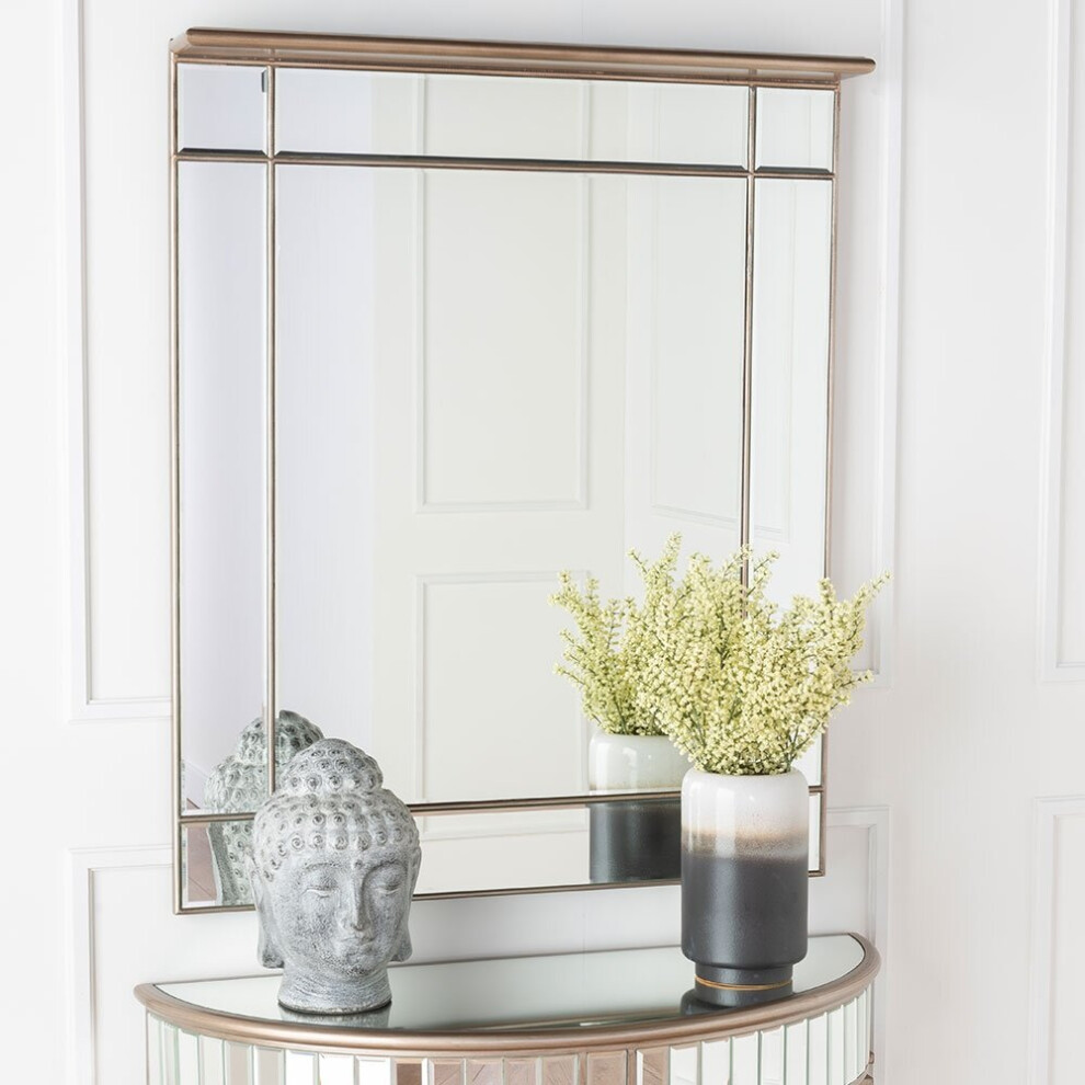 Antoinette Rectangular Wall Mirror for Living Room