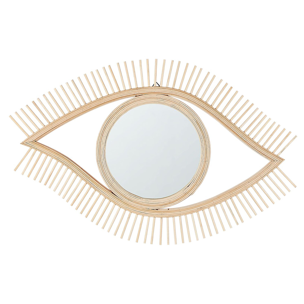 Bamboo Eye Wall Mirror 48 x 79 cm Natural SOYOPA