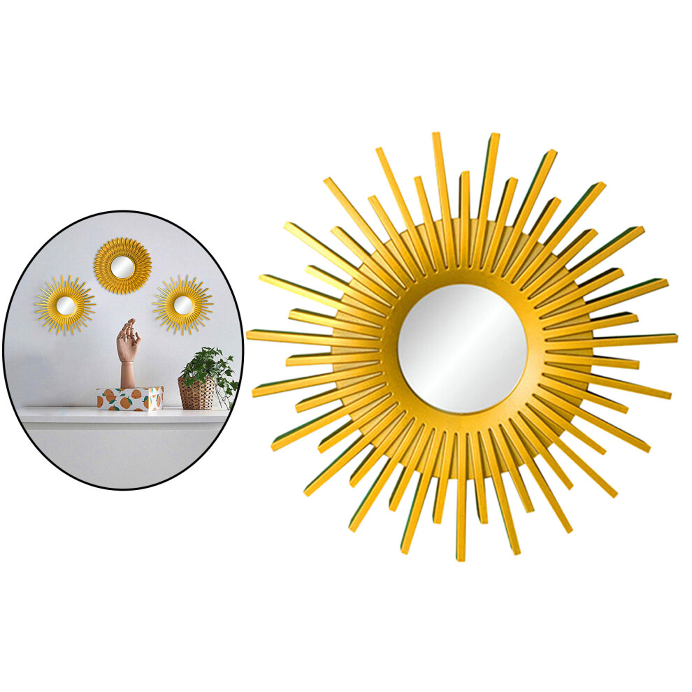 Bathroom Living Room Decorative Mirror Retro Style Innovative Art Decoration Round Makeup Mirror Bedroom Princess Decor Mirrors