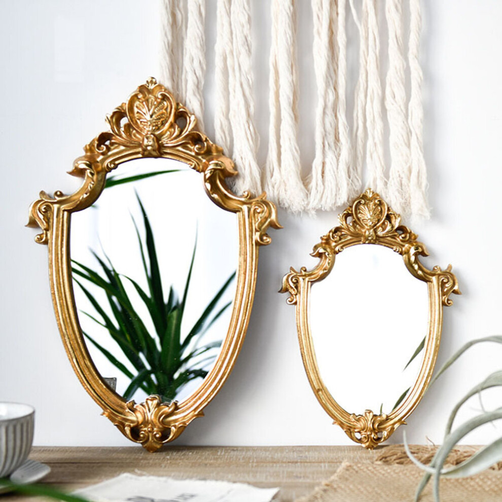 Bathroom Mirror For Woman Lady Decorative Mirror Home Decor Supplies Hanging Makeup Mirror Vintage Mirror - Image 2