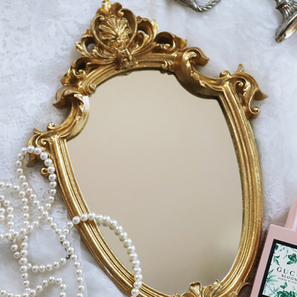 Bathroom Mirror For Woman Lady Decorative Mirror Home Decor Supplies Hanging Makeup Mirror Vintage Mirror - Image 4