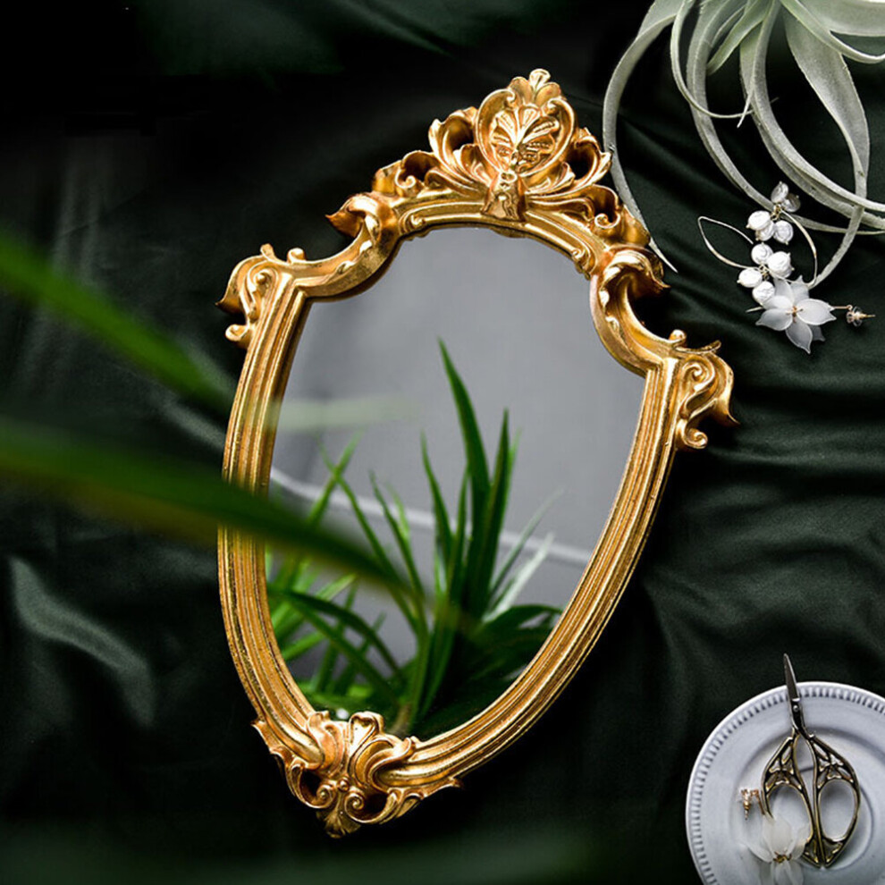 Bathroom Mirror For Woman Lady Decorative Mirror Home Decor Supplies Hanging Makeup Mirror Vintage Mirror - Image 5
