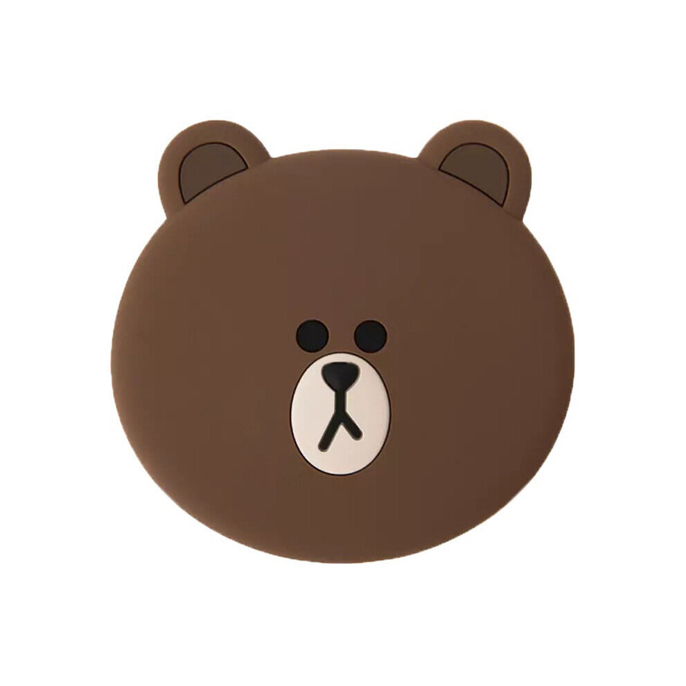 Bear Mini Mirror for Girls Portable Travel Compact Pocket Make Up Mirror Women Cosmetic Mirrors Student Dressing Tool Gift