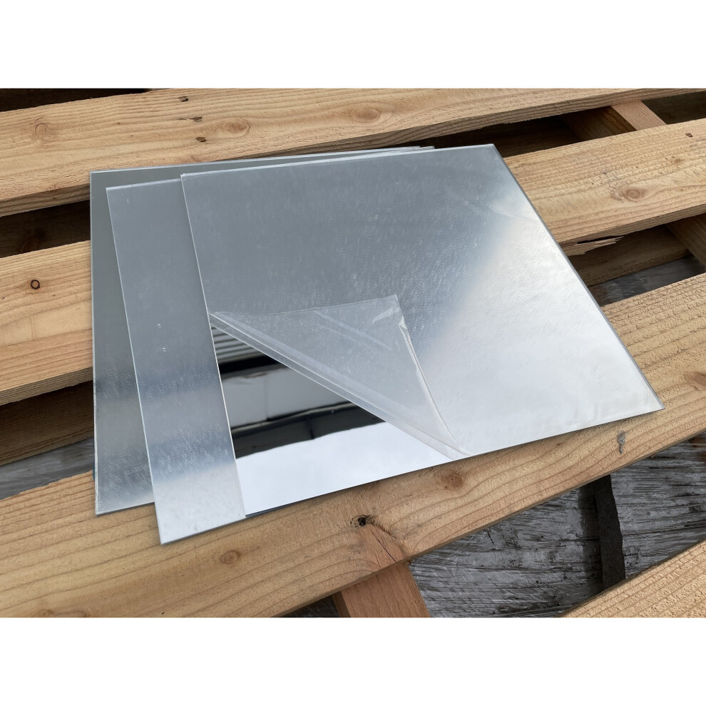 (Bronze-82x82cm) 300x300x3MM Silver Double Sides Mirror Acrylic (PMMA) Two-Way/See-through Infinity/Illusion/Smart/Surveillance Mirror