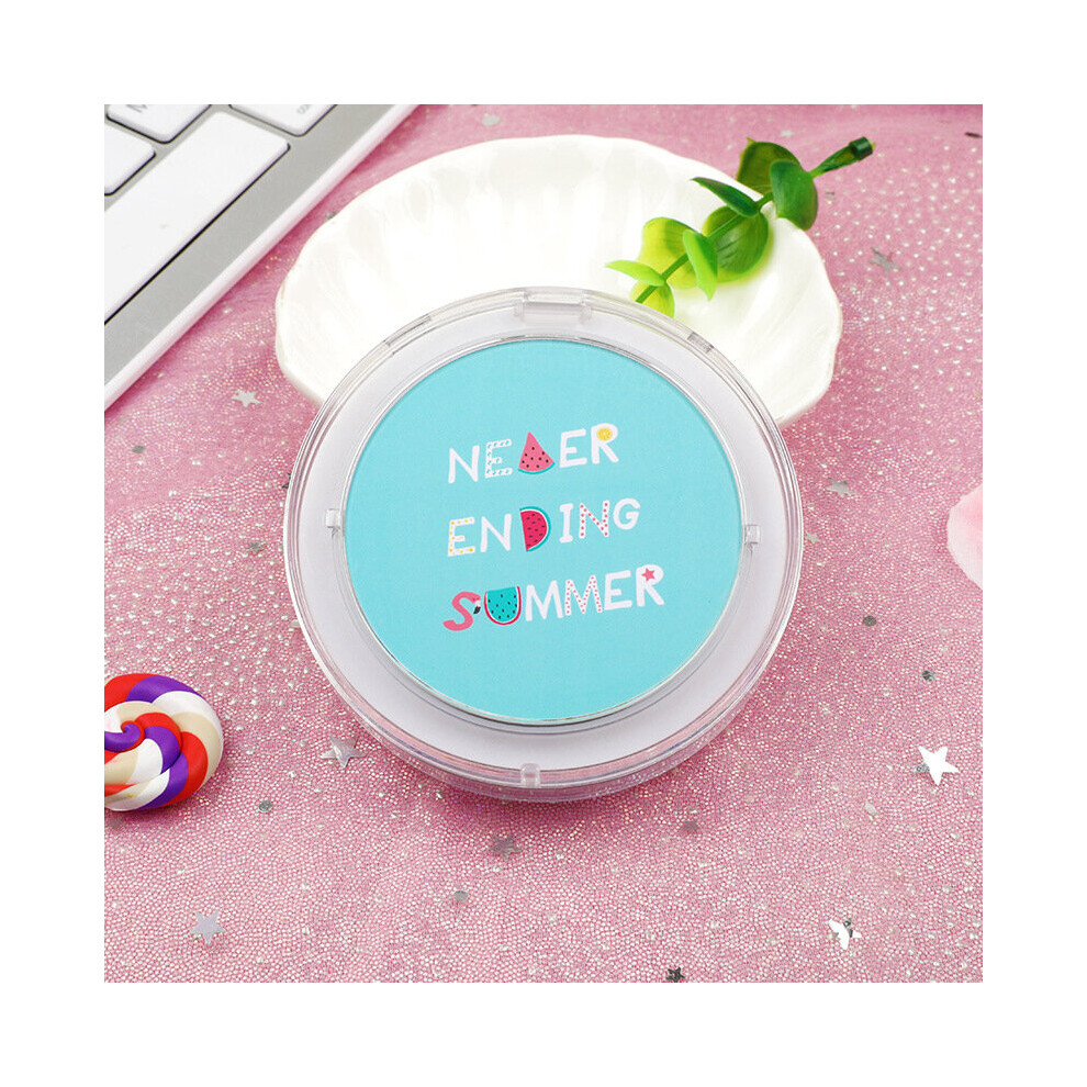 Cartoon LED mirror Makeup Mirror Double-Sided Folding Cosmetic Mirror Mini Portable Compact Pocket Hand Mirrors USB rechargeable