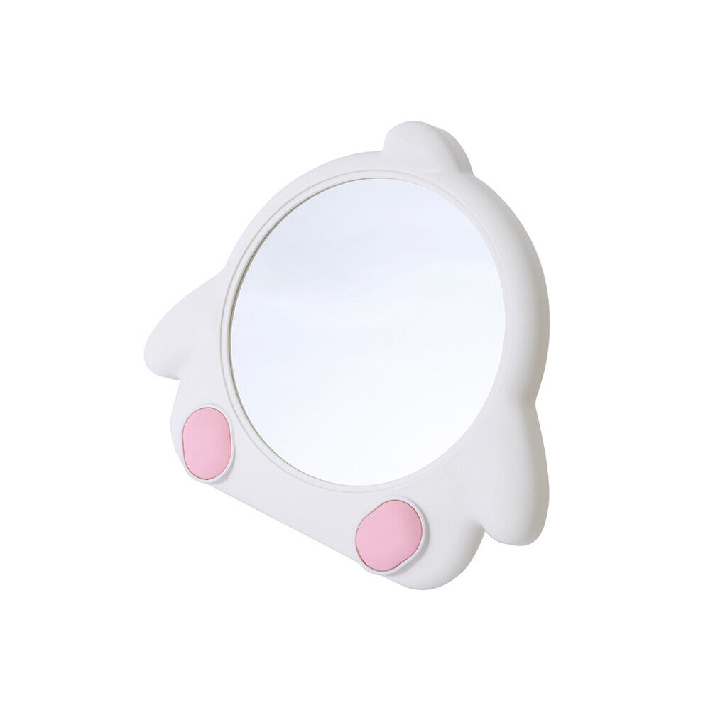 Chick Desktop Mirror Desktop Makeup Mirror Bathroom Suction Wall Mirror Girl Dormitory Dressing Mirror Student