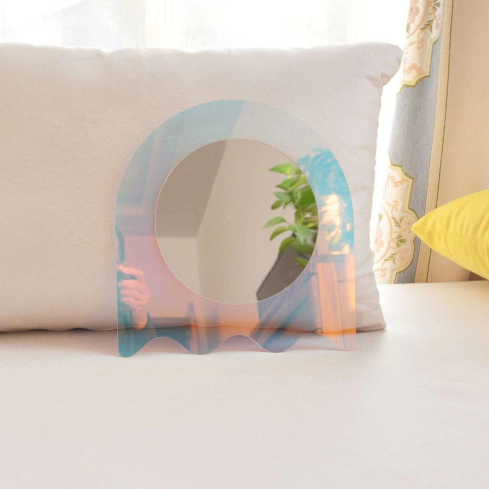 Colorful Acrylic Flower Mirror Living Room Home Decorative Wall Mirror Bedroom Table Standing Make-up Mirror - Image 6