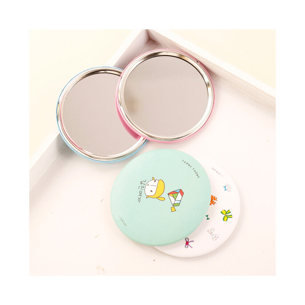 Colorful Pocket Cosmetic Decorative mirror Sweet Cartoon Portable Small Mirror Mini Makeup Mirror Gift 1pcs - Image 3