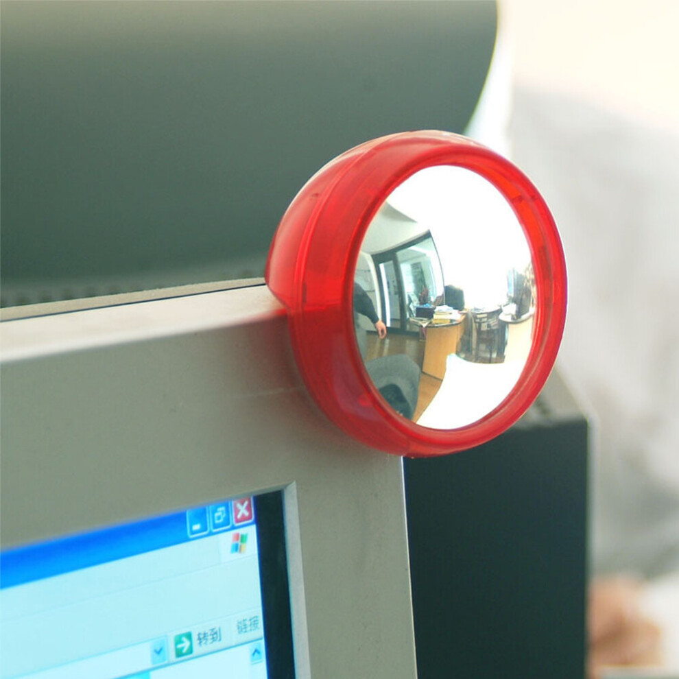 Cubicle Computer Rearview Mirror Self Adhesive Laptop Random Convex Personal Safety Round Privacy Protect Small Monitor