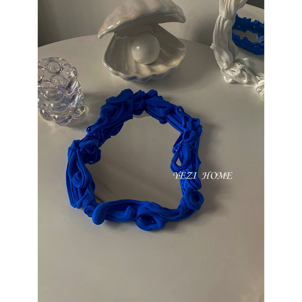 Decorative Mirror DIY Light Clay Blogger Recommends Self-Made Acrylic Mirror Flower Ornament Creative Homedecoration
