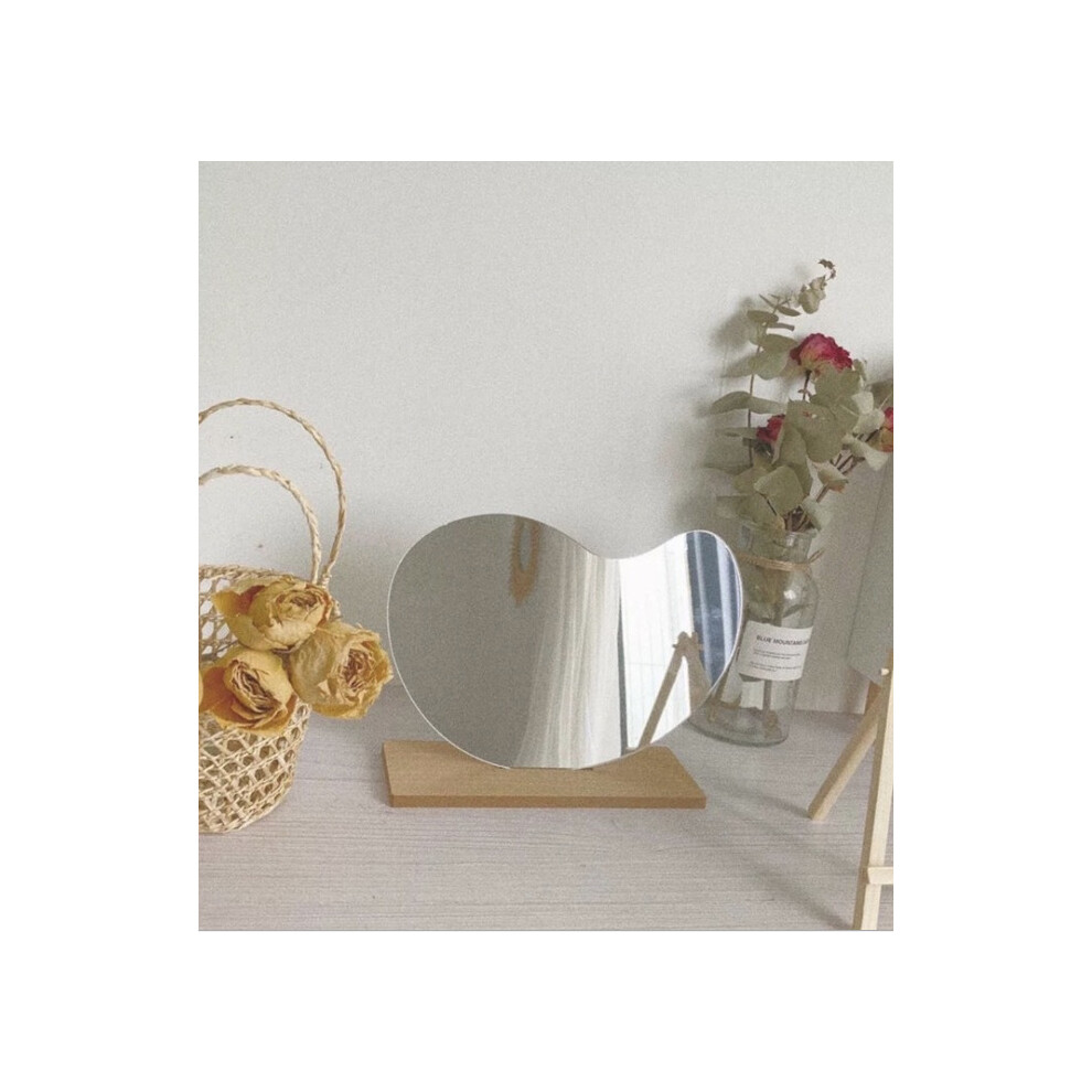 Decorative Mirror wooden base cosmetic beauty tools