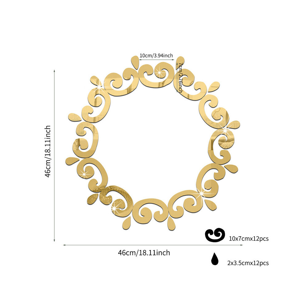 Decorative Mirrors Wall Stickers Room Decor Mirror Stickers For Living Room Espejos Decorativos Arrival