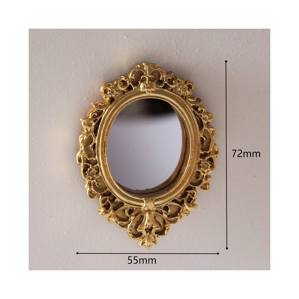 Dollhouse Frame Accessories Furniture Mirror Wall Room Mirror Doll House Mirror