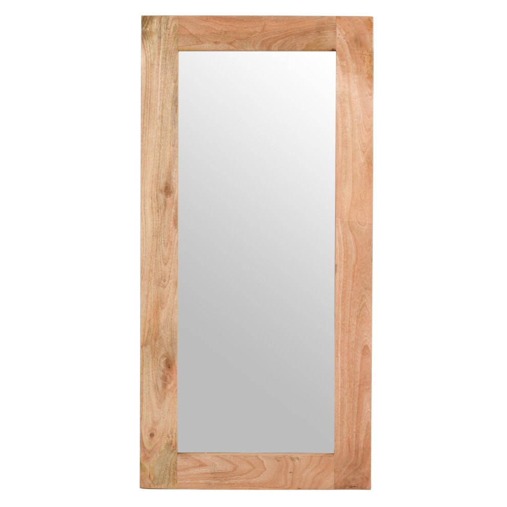 Domlin Solid Wood Frame Extra Long Wall Mirror for Living Room Bedroom