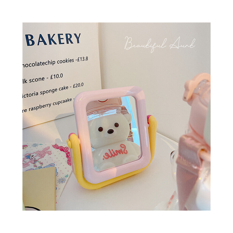 Double-sided Make-up Mirror Student Dormitory Portable Desktop Mirror Volorful Macaroon Mirror Ornaments Home Decor - Image 6
