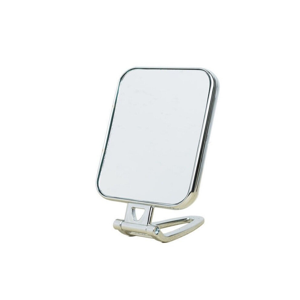 DyuIhr oval folding vertical double-sided makeup mirror decoration creative portable dormitory desktop small mirror