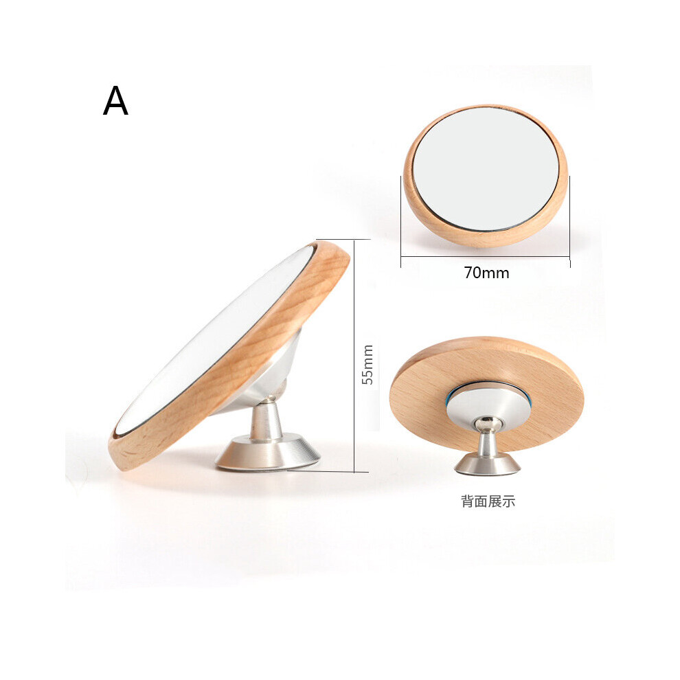 Espresso Machine Extraction Angle Mirror Flow Rate Observation Solid Wood Reflector Coffee Handle Extraction Auxiliary Mirror