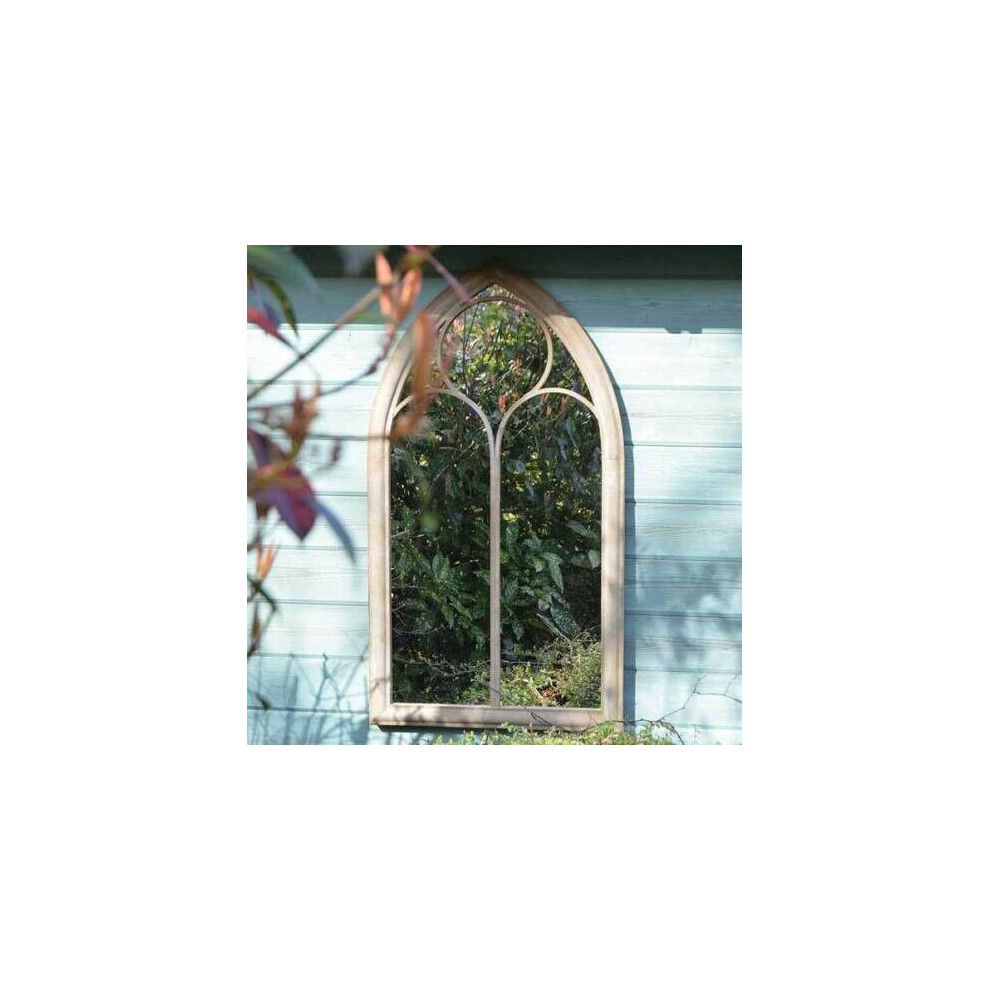 Extra Large Garden Wall Mirror Sand Arch Outdoor Vintage 3ft8 x 2ft 112 x 61cm