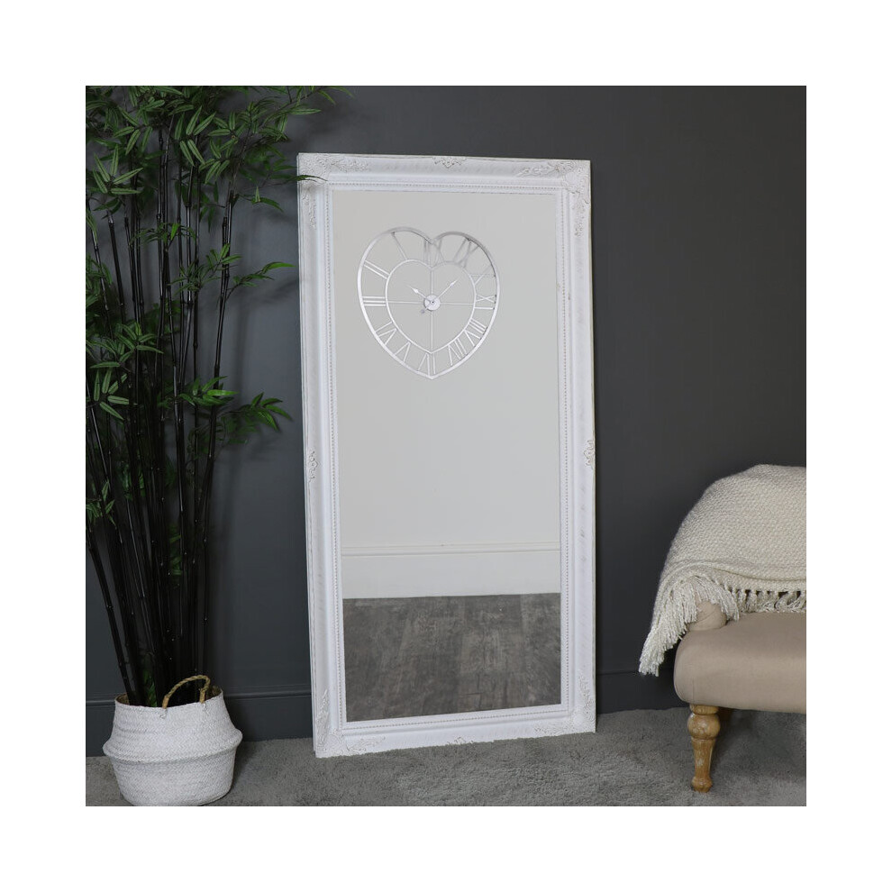 Extra Large White Wall/Floor Mirror 158cm x 78cm