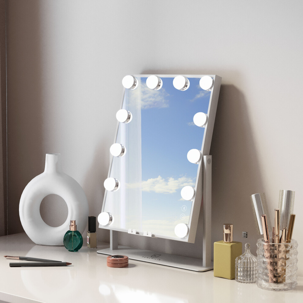 30x41cm Hollywood Vanity Mirror with Lights Bluetooth