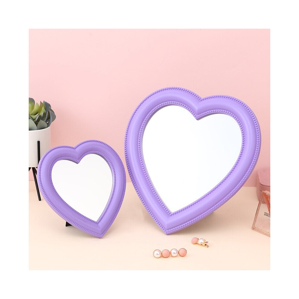 Heart Mirror Cosmetic Mirror Decorative Mirror Girl Heart Student Dormitory Mirror Wall Decor Living Room Decoration Home Decor - Image 5