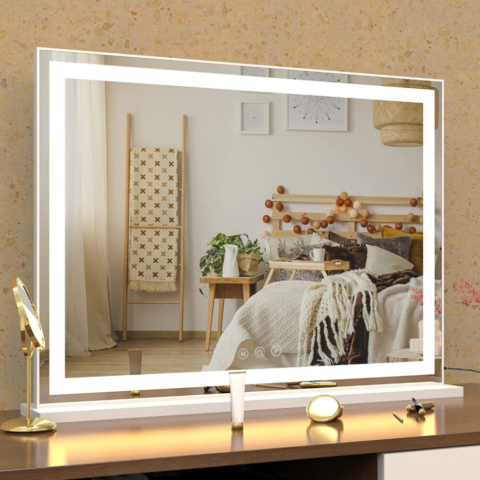 Hollywood Large LED Vanity Mirror Dimmable Light Dressing Table Make Up Mirror