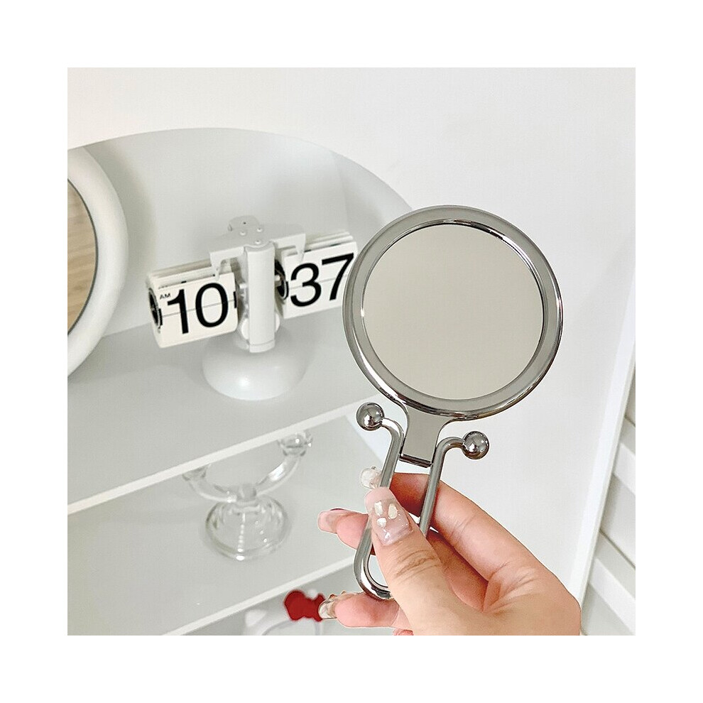 Ins Folding Cosmetic Mirror Mini Make Up Mirrors Hand Held Makeup Mirrors Colorful Desktop Decorative Mirror Living Room Deocr - Image 5