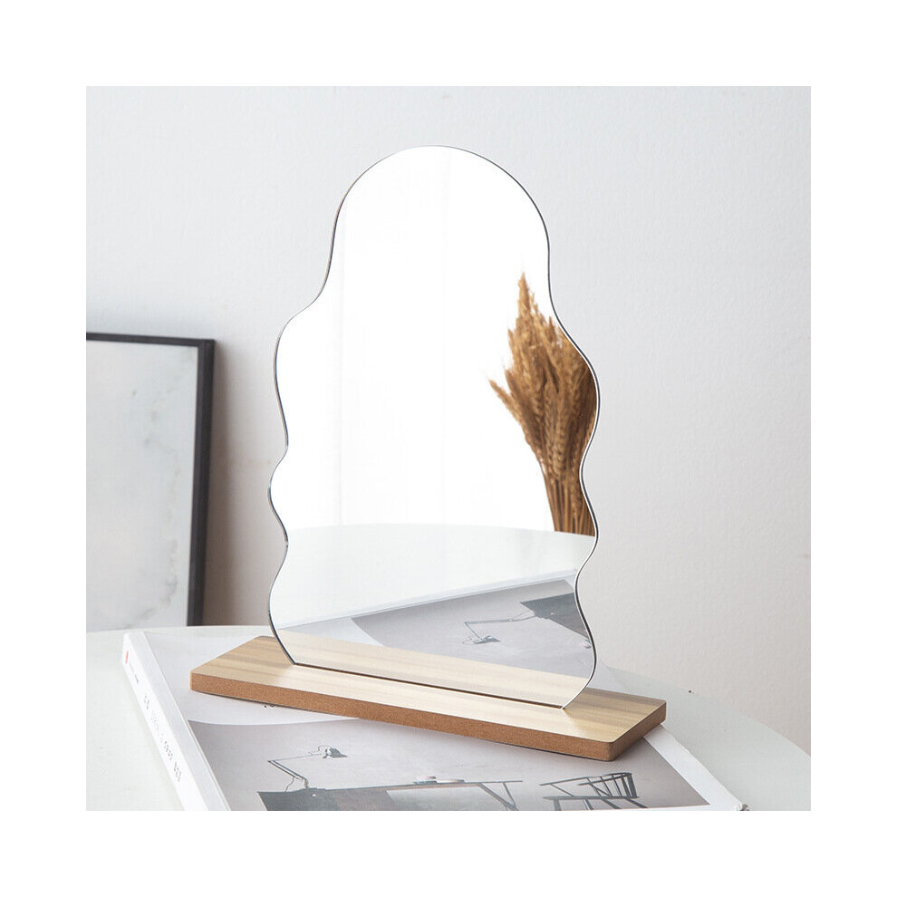 Ins Irregular Makeup Mirror Decorative Mirrors for Bed Room Home Decor Beauty Standing Mirror Cosmetic Stage Photo Tools - Image 6