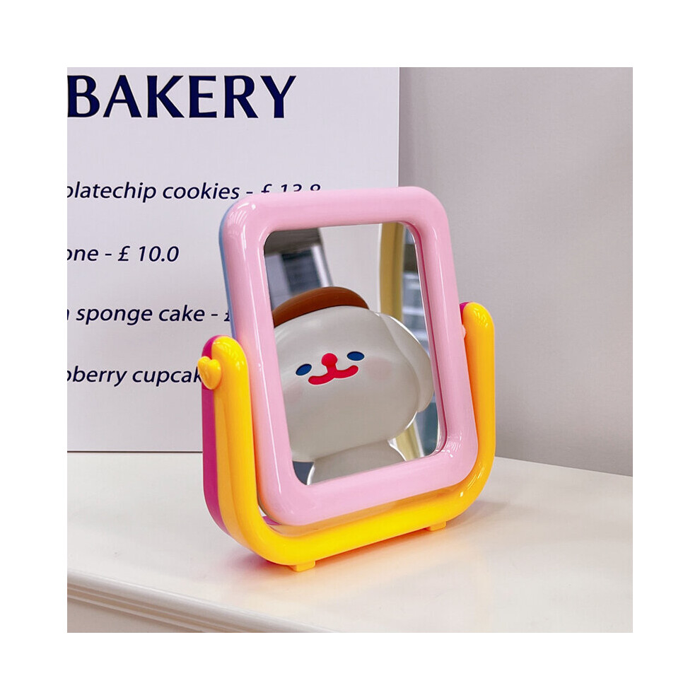 Ins Lovely Girls Makeup Mirror Style Cosmetic Mirror for Girls Bedroom Desktop Ornament Mirrors Dormitory Espejos
