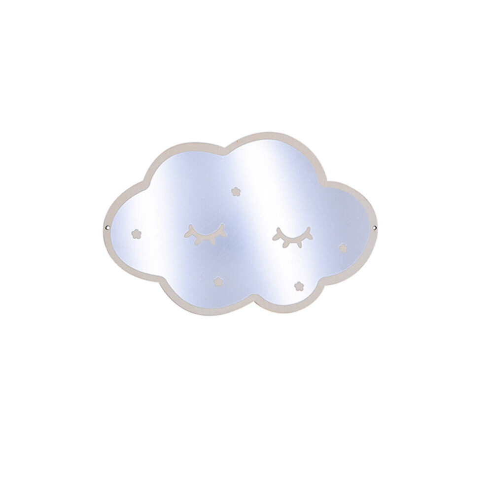 Ins Nordic Wooden Crown Cloud Ice Cream Stars Cat Children Acrylic Decorative Mirror Home Wall Decoration Artwork Mirror Tools