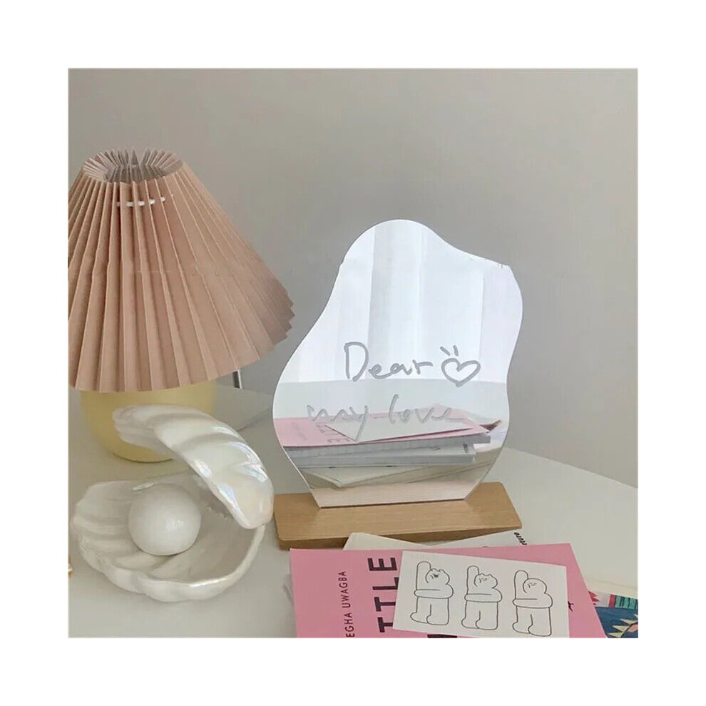 Irregular Mirror Home Desktop Makeup Mirror Acrylic Decoration Standing Mirror ins Korea Irregular Makeup Mirror