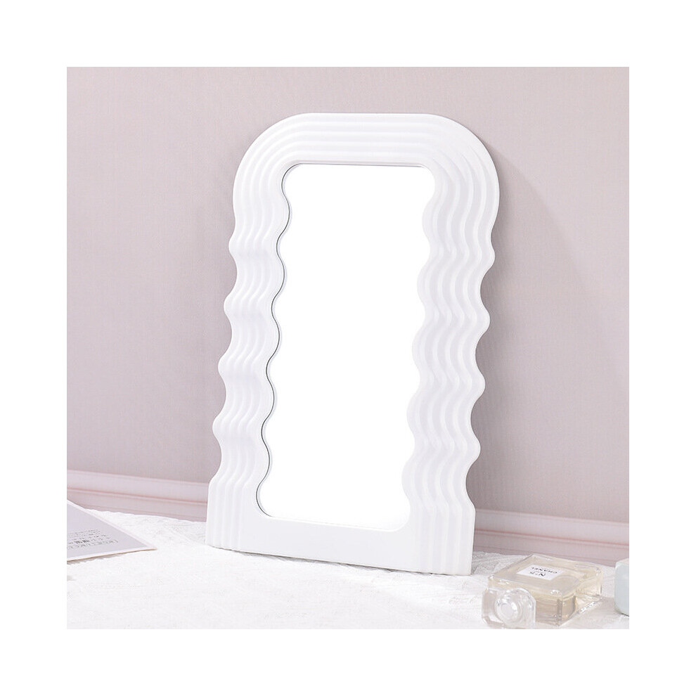 Irregular Wavy Mirror European Wall Mirror Room Decor Bathroom Big Bedroom Makeup Mirror Living Room Decoration