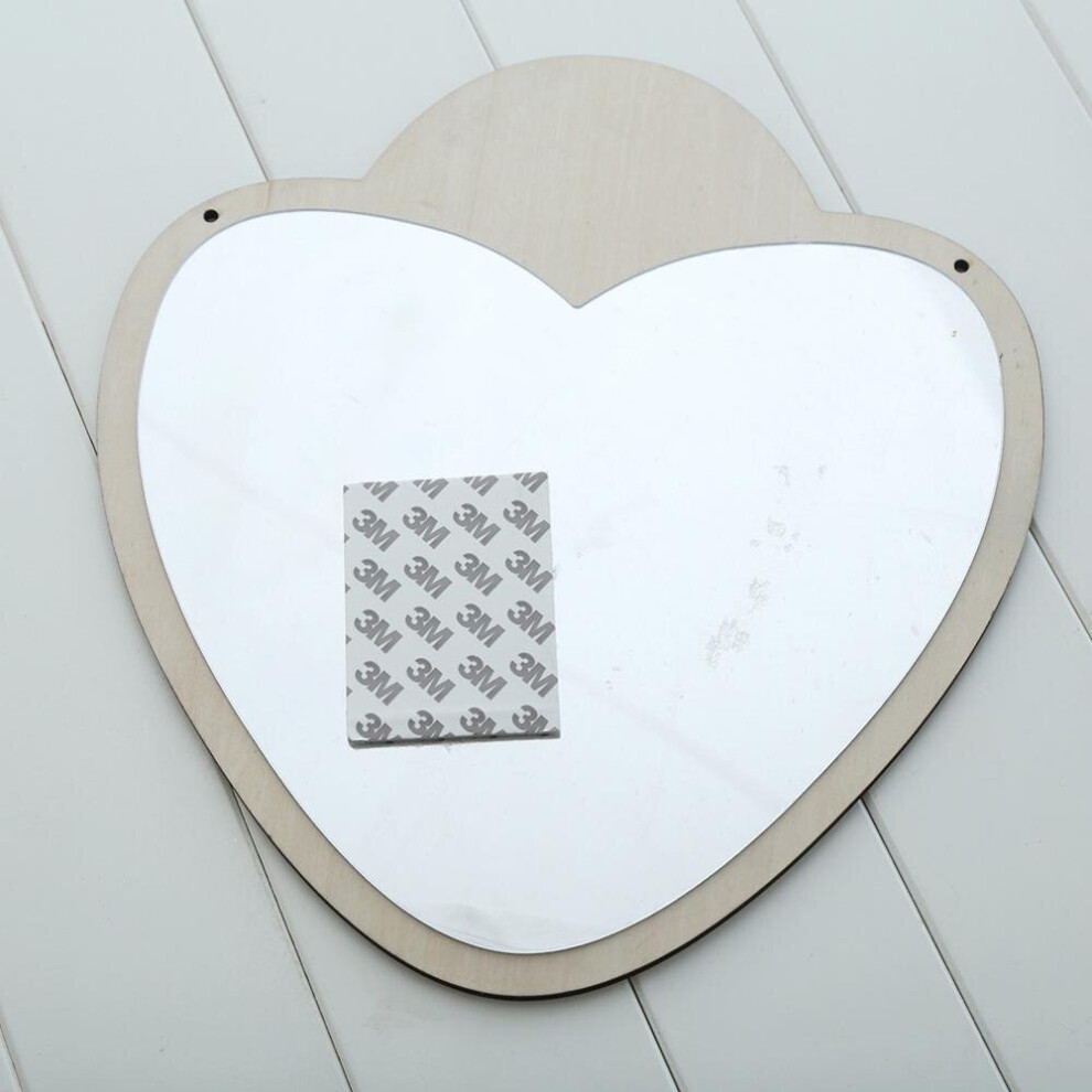 Kid Bedroom Nursery Decoration Shatterproof Acrylic Mirror mural Bunny Crown Heart Butterfly Cloud Garden Wall Mirror Art Decor