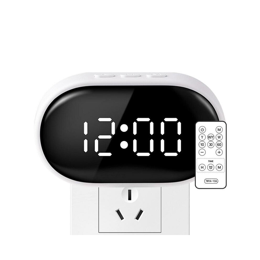 Kids Digital Clock Smart Smart Clock Night Light LED Display 3 Light Colors Multifunction Kids Alarm Clock Plug In Night Light