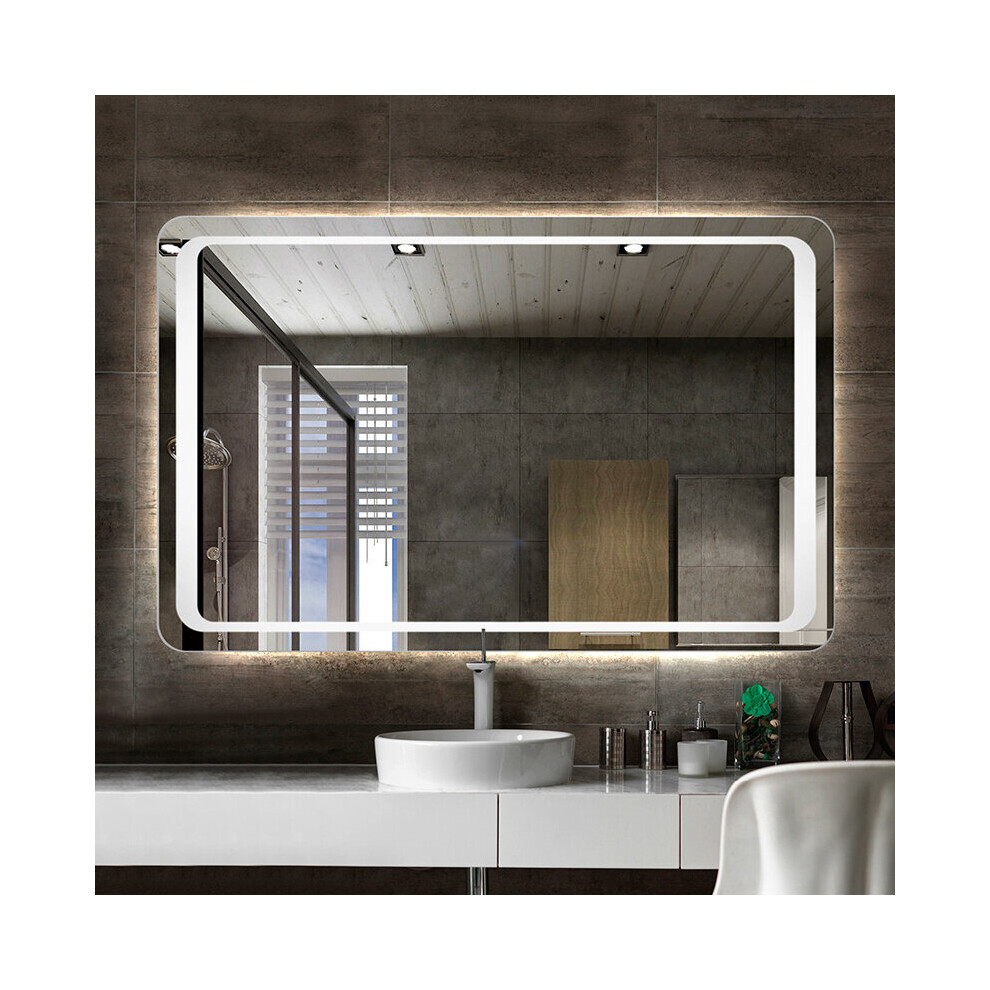 Large Anti-fog Sensor LED Bathroom Mirror