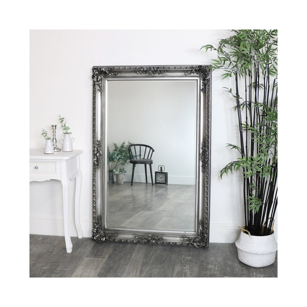 Large Silver Wall / Leaner Mirror 100cm x 150cm
